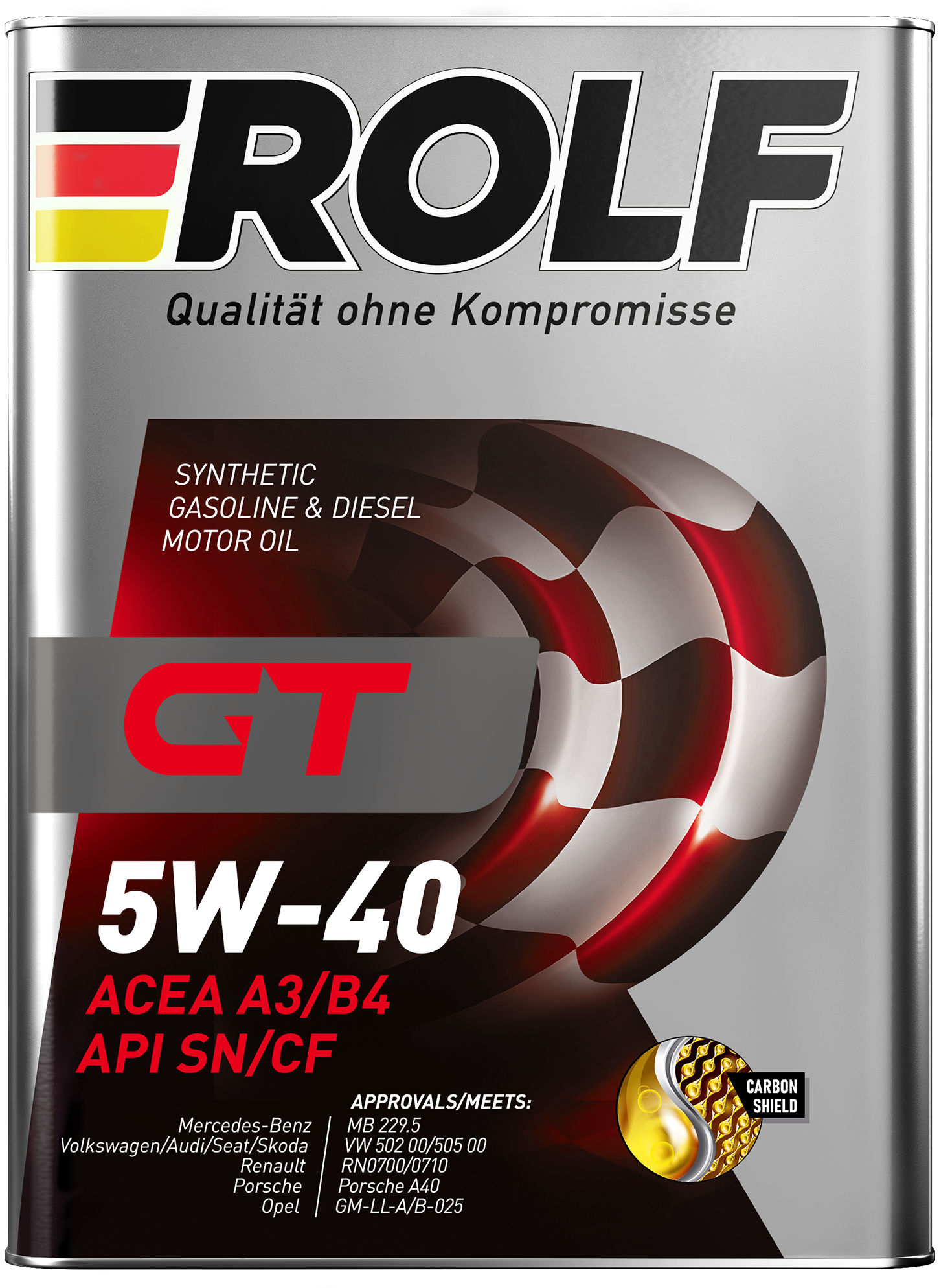 ROLF GT SAE 5W-40 API SN/CF синт. 4л.(уп.4) металл