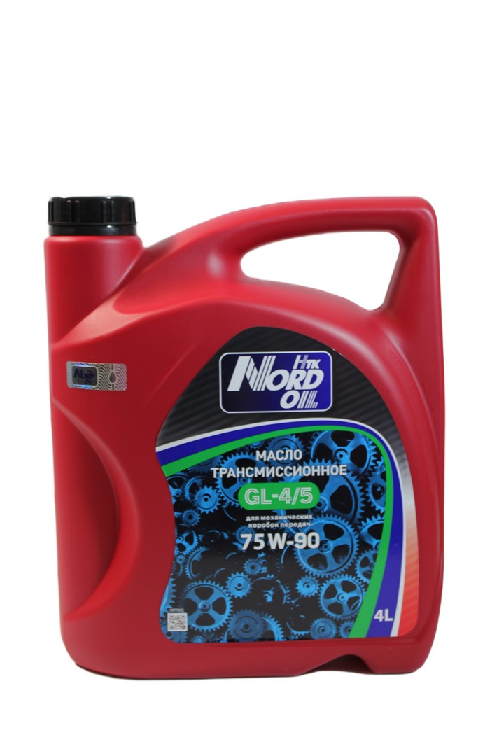 NORD OIL масло трансмиссионное 75W-90 GL-4/5 4л