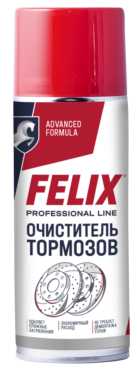 Очиститель тормозов FELIX, в аэроз. уп. 520 мл(уп.12)