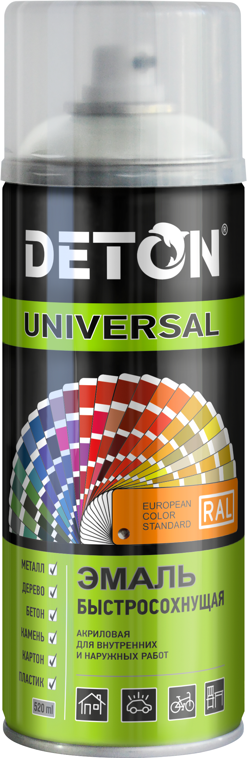 Deton RAL 9002 Серо-белый (металлочерепица) (уп.12)