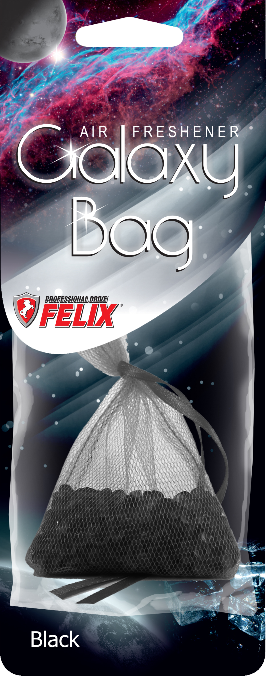 Ароматизатор в мешочках Galaxy bag (черный лед)(уп.20)