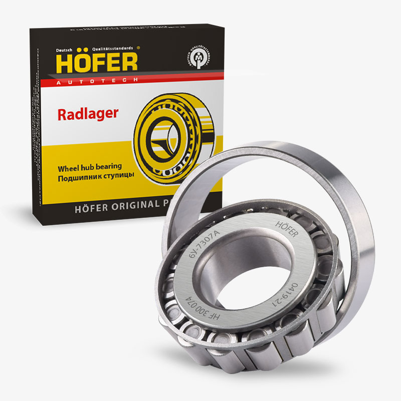 Подшипник ступицы ГАЗ-3302 передней внутренний (7307, SKF 30307) HOFER