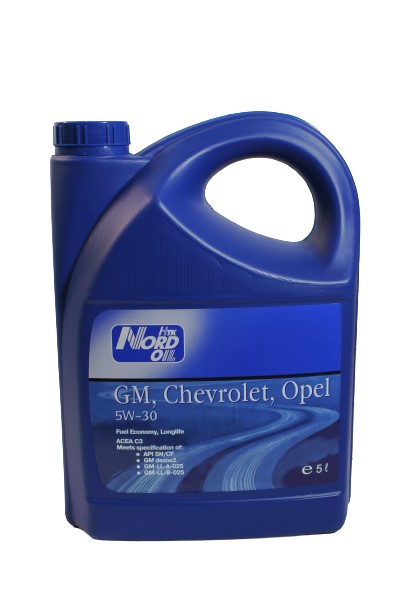 NORD OIL масло 5W30 Specific Line CHEVROLET, OPEL,GM 5л