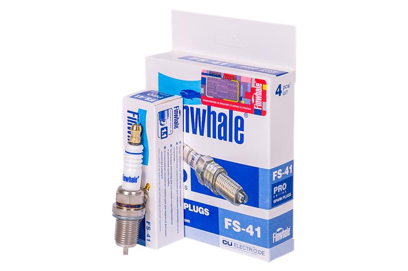 FS41 FINWHALE  Свеча зажигания  2.7L/3.0L/3.5L Sonata(01-12), Santa Fe(00-06)+Tagaz), Tucson(04-10),