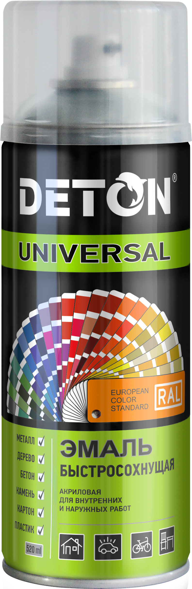 Deton RAL 7040 Серое окно (уп.6)