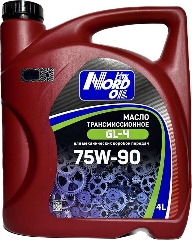 NORD OIL масло трансмиссионное 75W-90 GL-4 4л