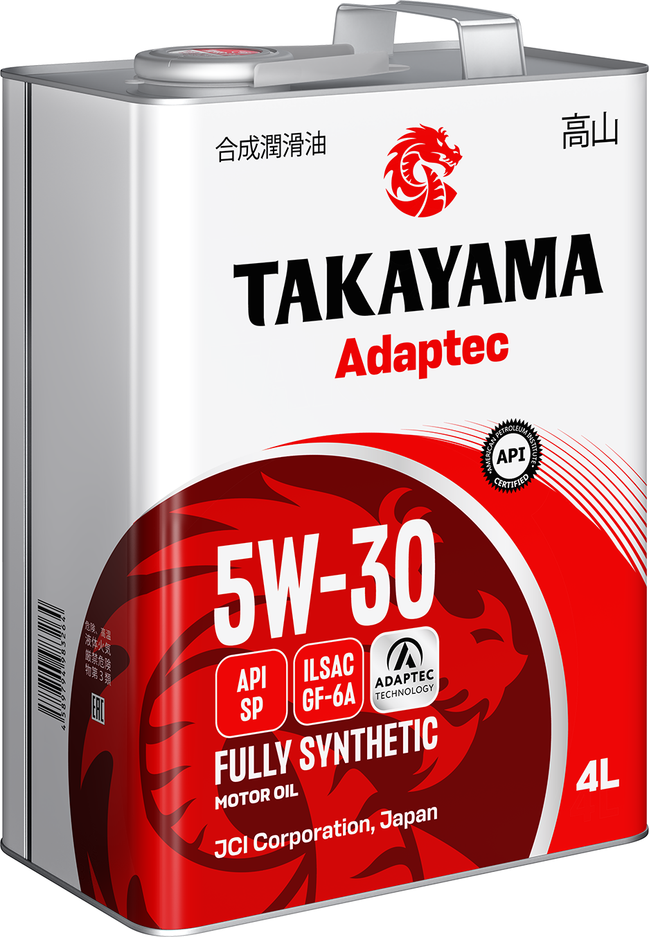 Takayama Adaptec SAE 5W-30 API GF-6A SP 4л (металл) (уп.4)