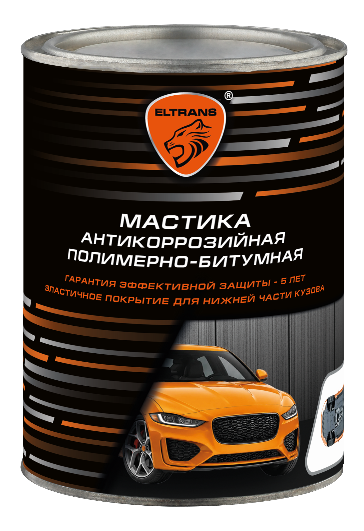 Элтранс мастика полимерно-битумная (Ж/Б) 1000мл