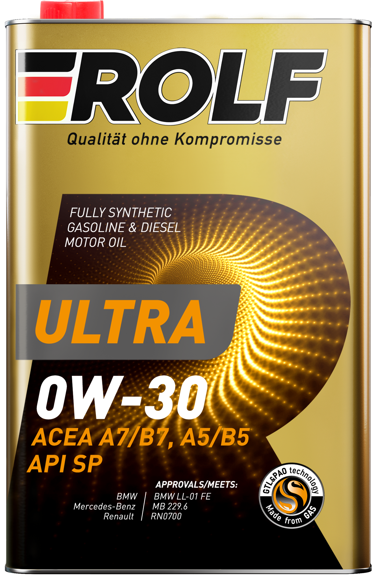 ROLF Ultra SAE 0W-30 ACEA  A7/B7 API SP  1л металл (уп.12)