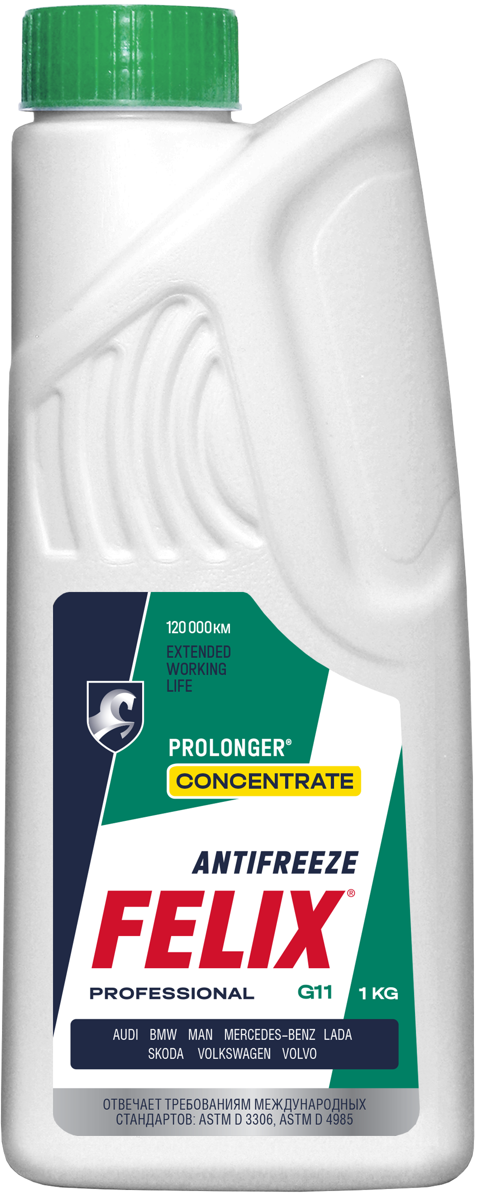 ОЖ FELIX Prolonger конц зеленый антифриз 1кг(уп.15)