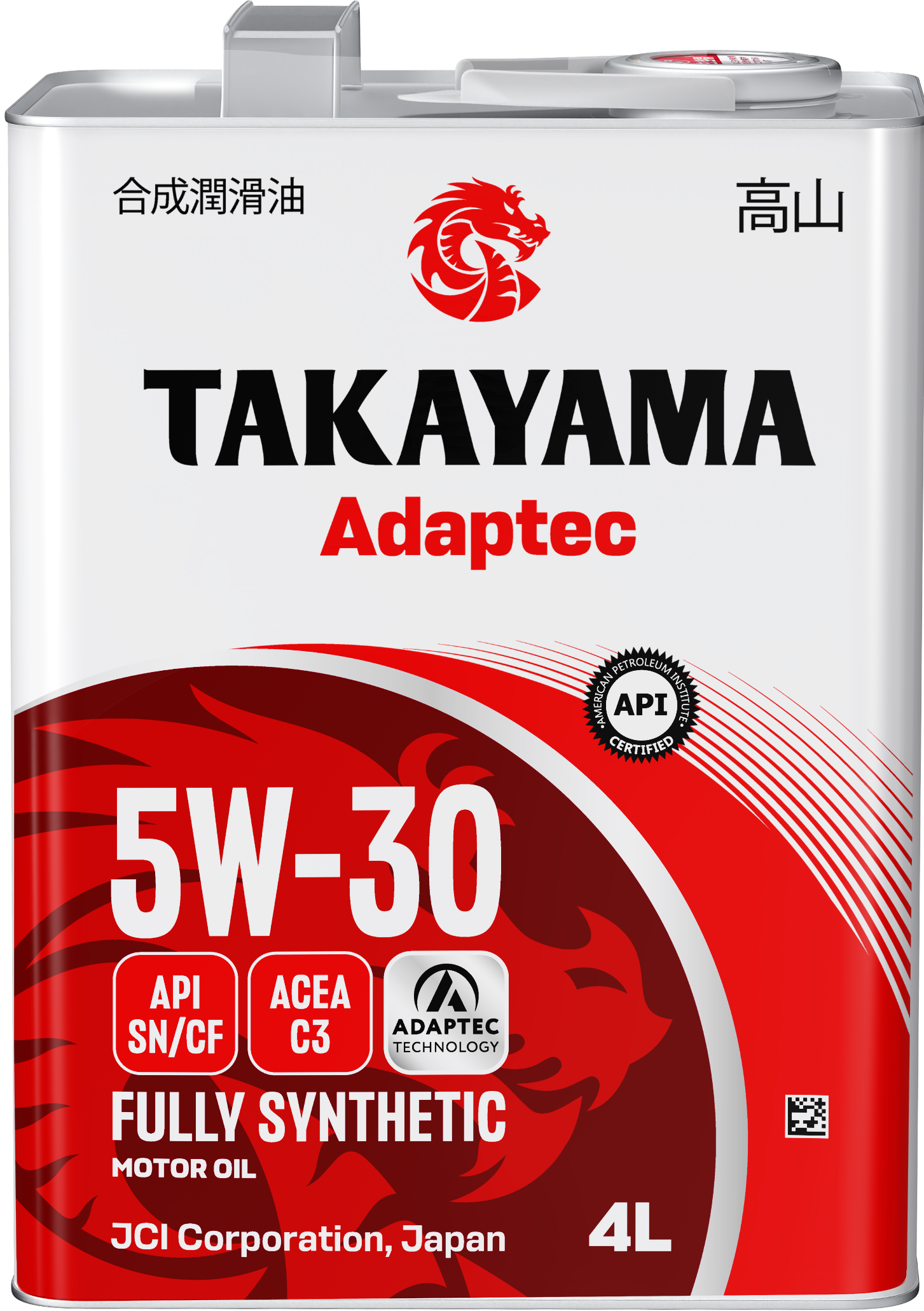 Takayama Adaptec SAE 5W-30 ACEA C3 API SN/CF 4л (металл) 