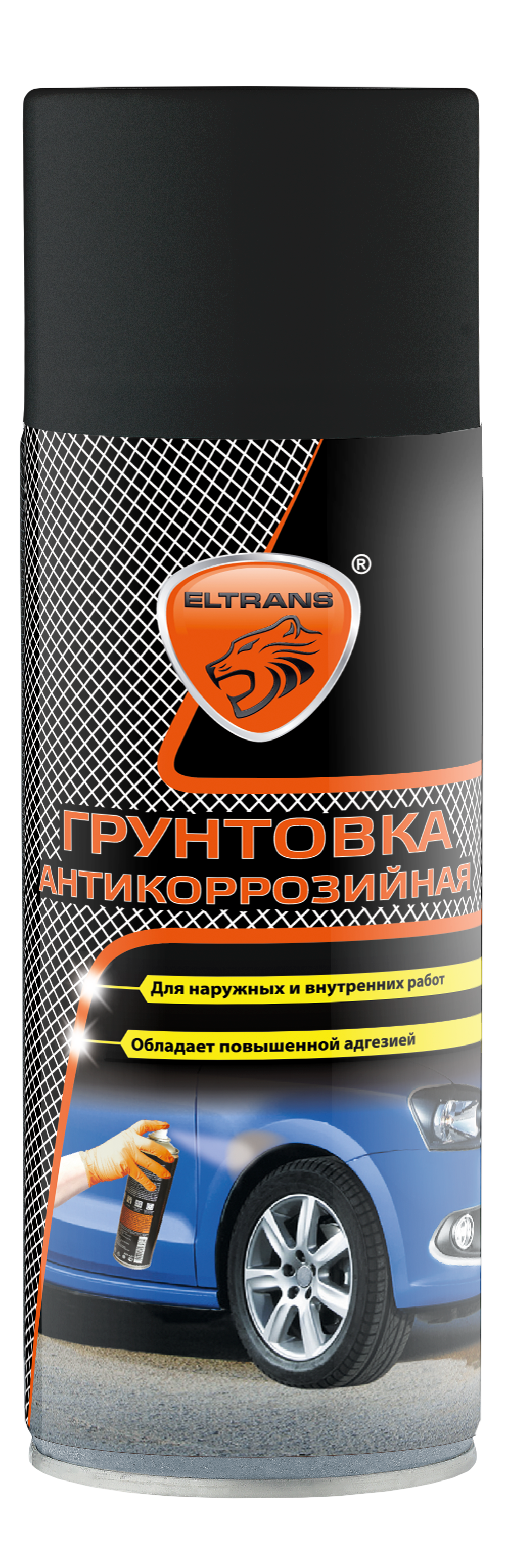 Элтранс грунтовка черная 520мл (аэрозоль) (уп.12)