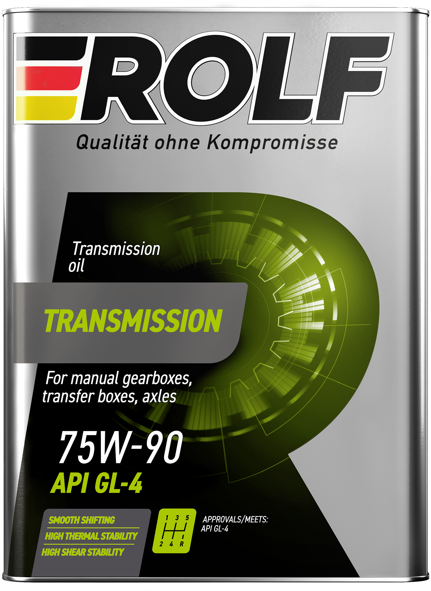 ROLF Transmission SAE 75W-90, API GL-4  4л.(уп.4) металл