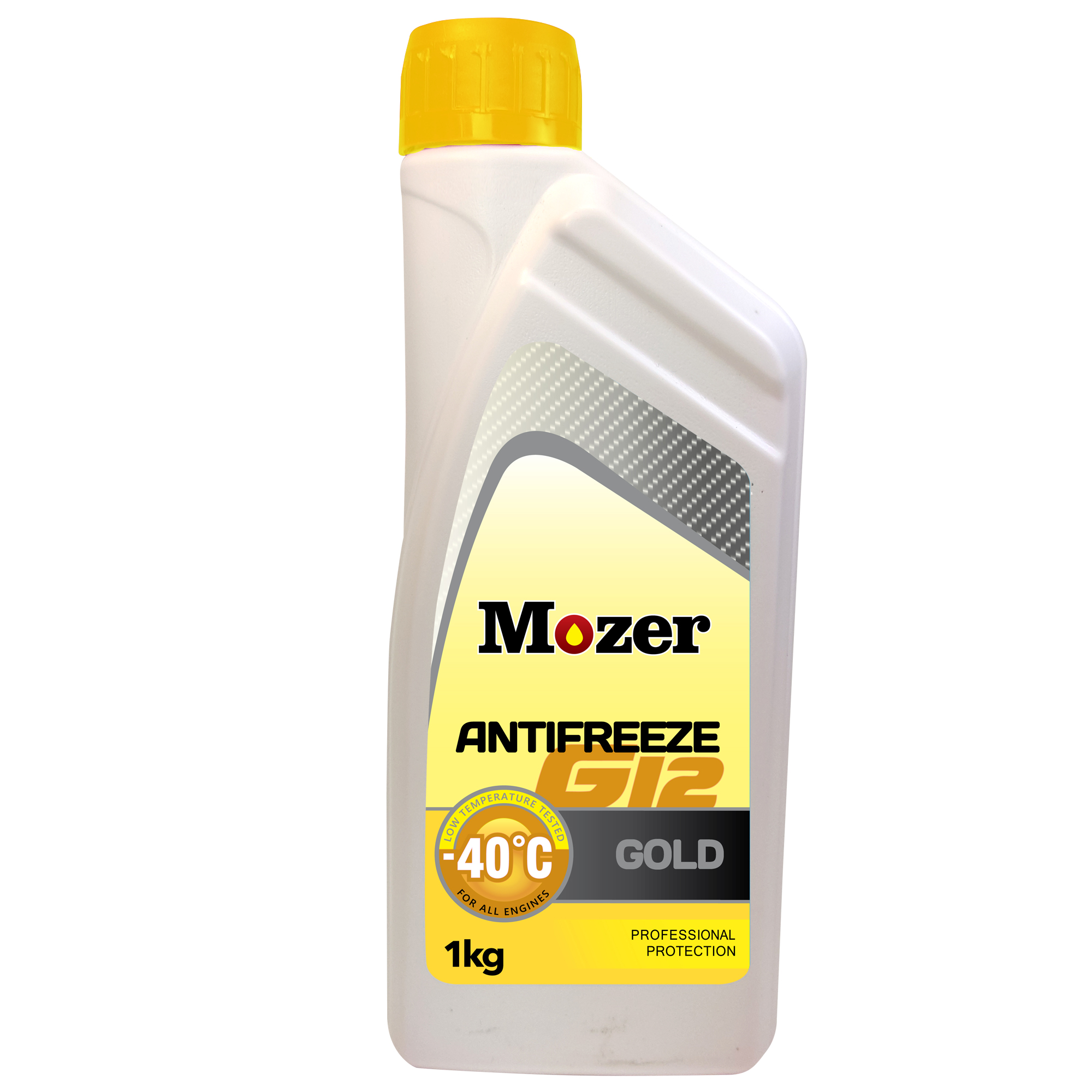 MOZER антифриз G12 GOLD желтый 1кг уп12
