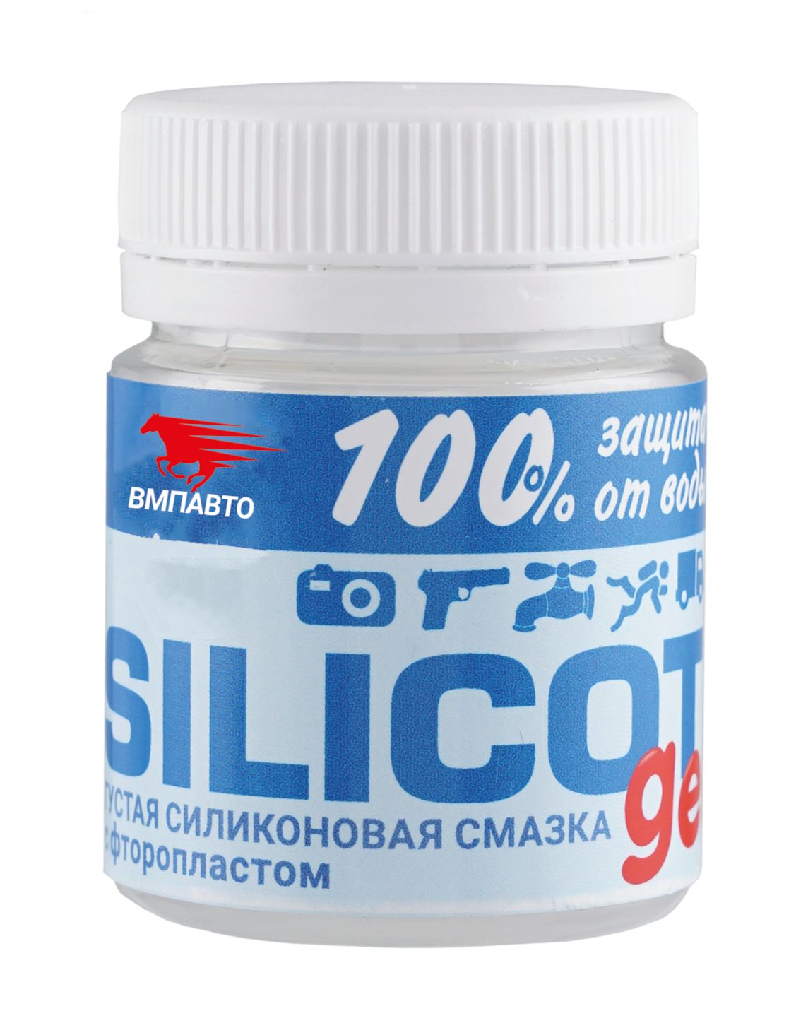 Смазка силиконовая SILICOT GEL 40г банка (18шт. в упак)