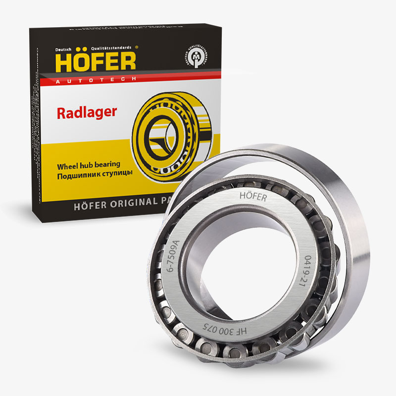 Подшипник ступицы ГАЗ 3302 задний наружный (7509, SKF 32209) HOFER