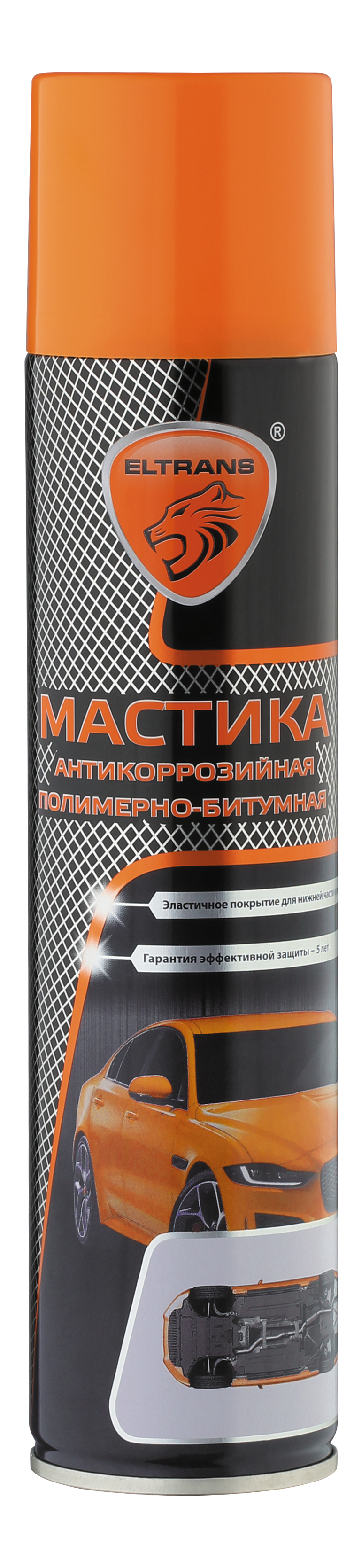 Элтранс мастика полимерно-битумная (аэр.) 400мл уп.12