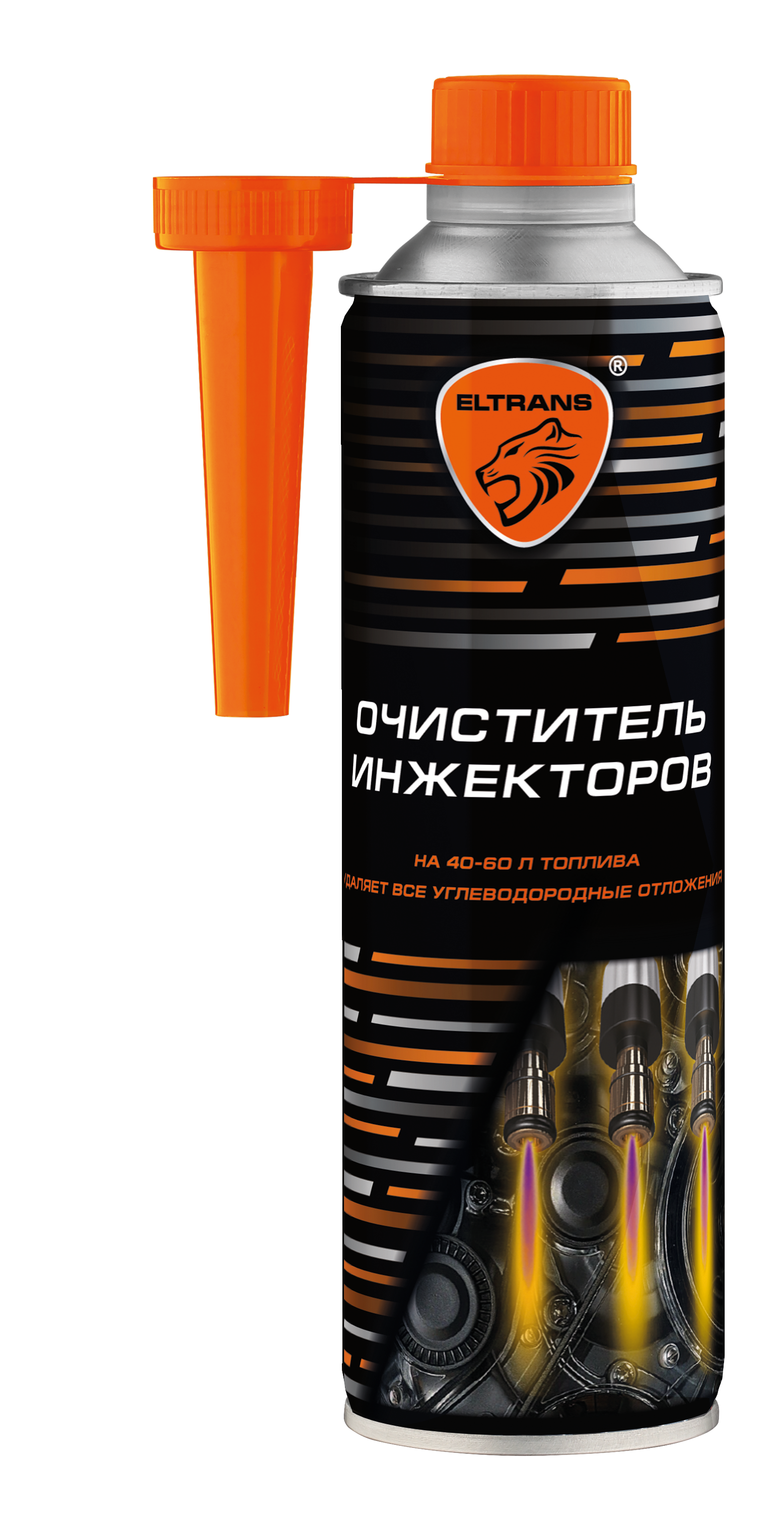 Элтранс Очиститель инжектора (40-60л) 335мл жестяной баллон с лейкой (12шт)