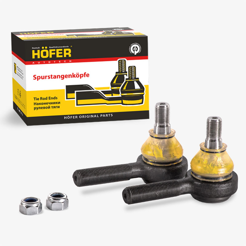 Наконечники рулевых тяг ГАЗ 3302, 2705, 2217 (лев+прав) (2шт) HOFER