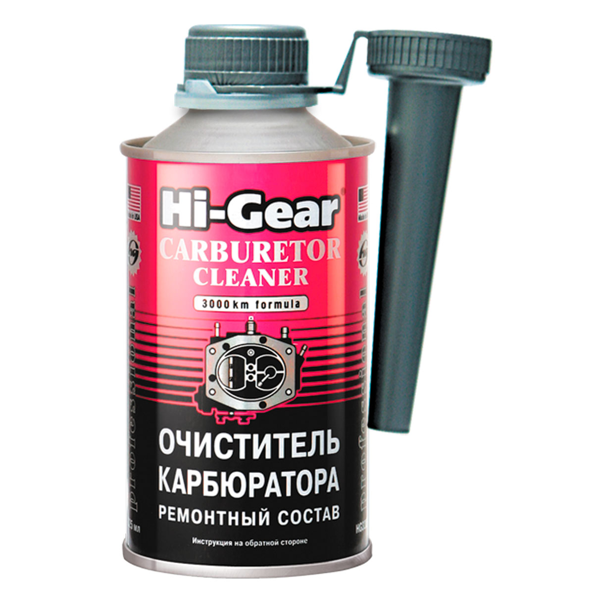 HI-GEAR очиститель карбюратора 325мл (уп.12)
