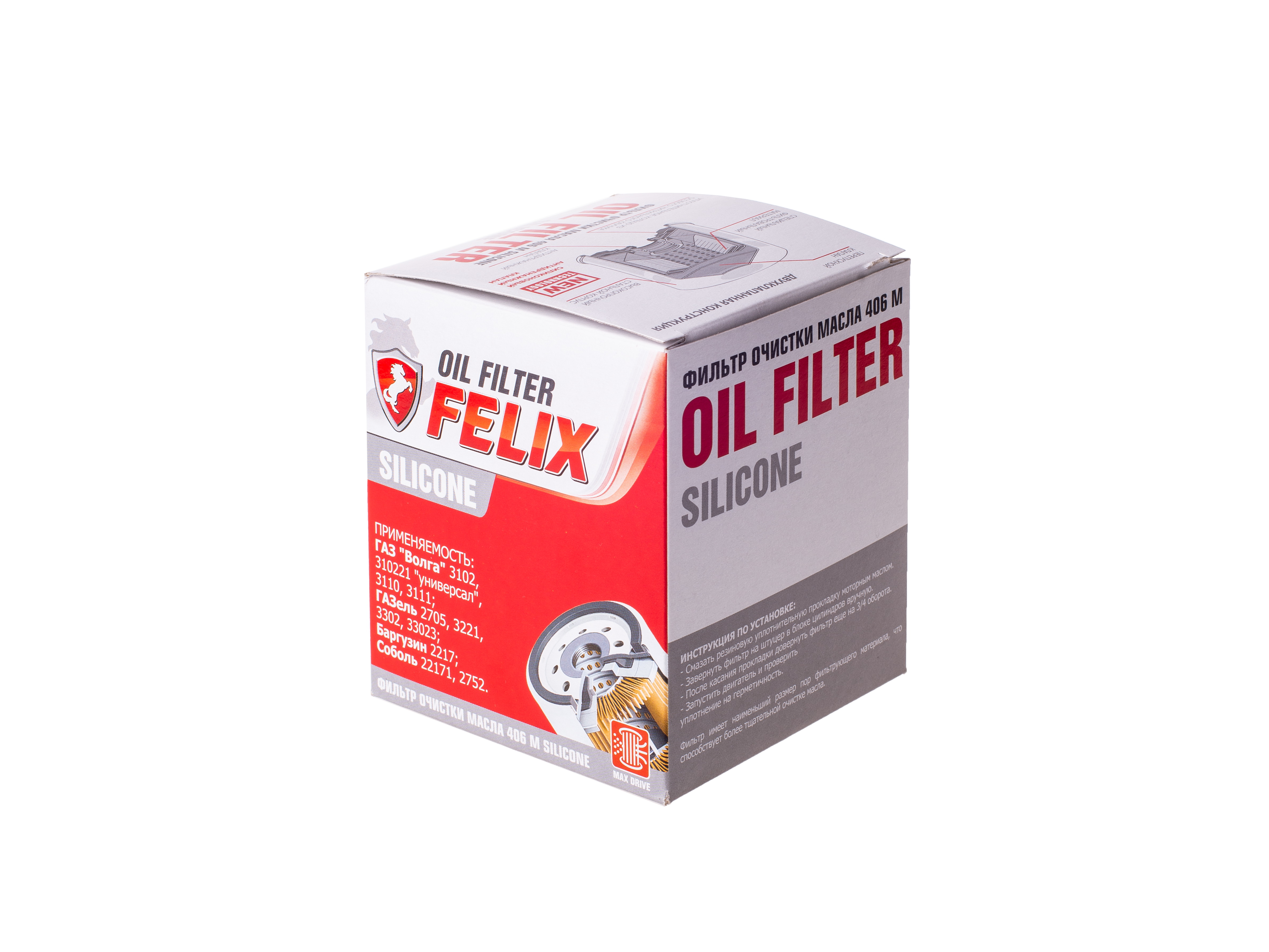 Фильтр Felix 406 М Silicone масл (уп.30) фильтр масляный