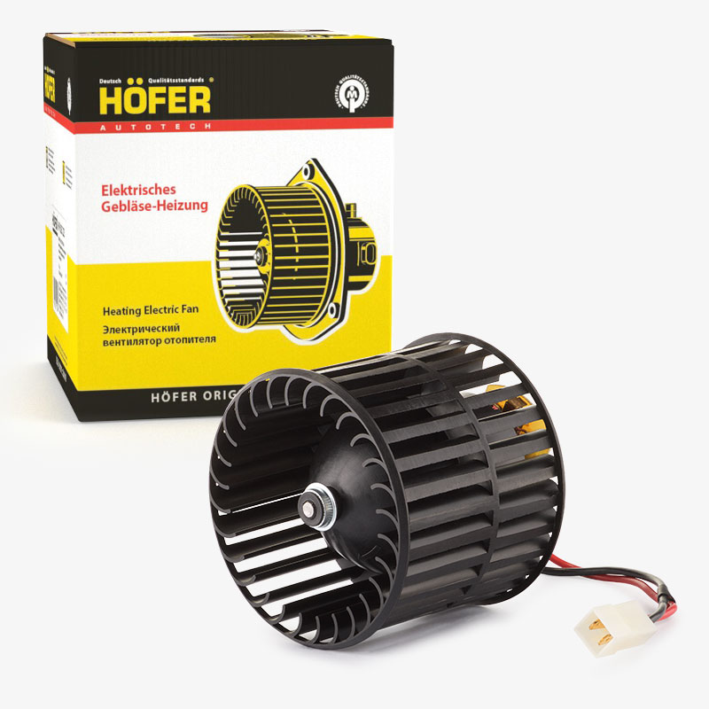 Вентилятор отопителя  ГАЗ 3302 (с 2003г.)   (45.3730-10) HOFER