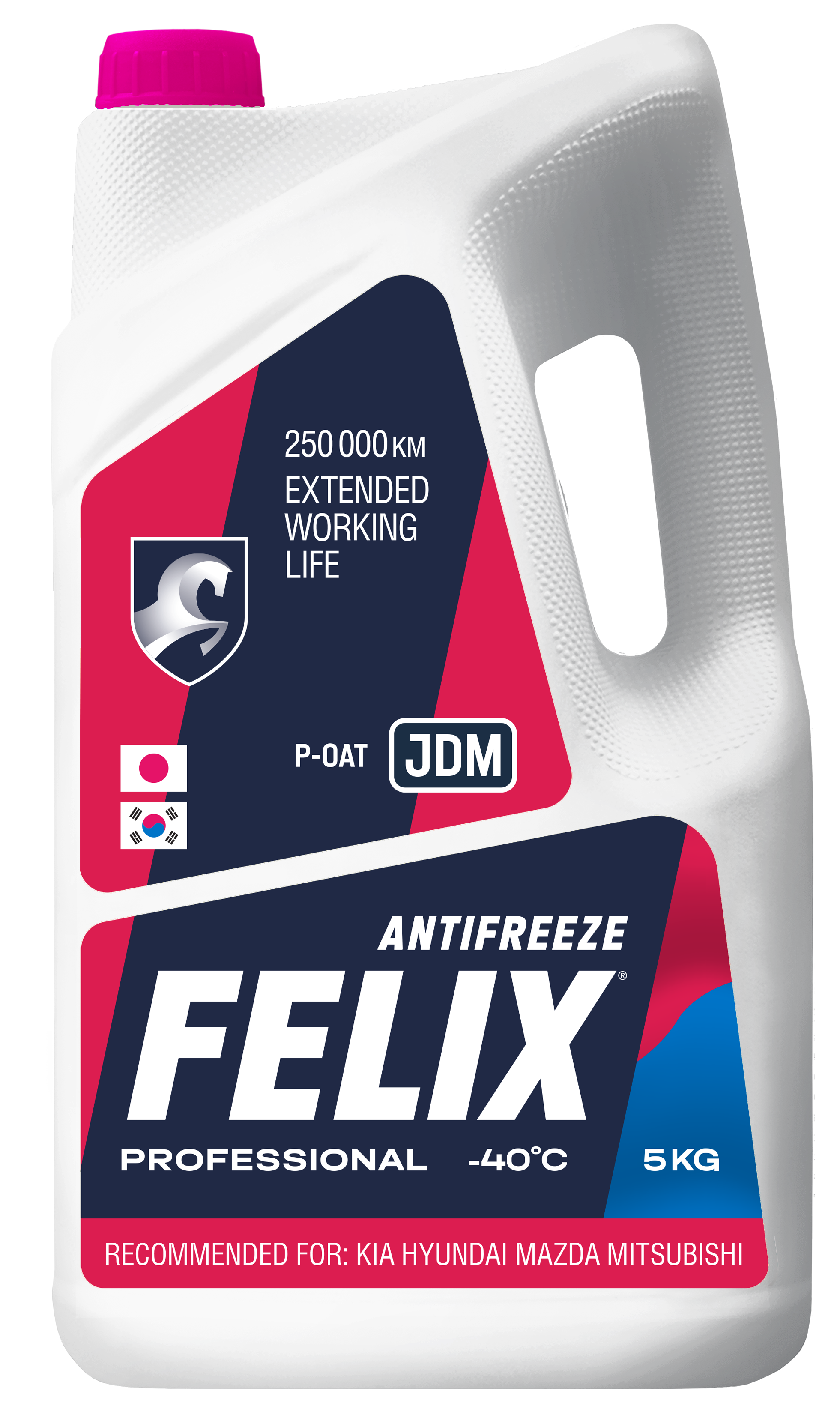 ОЖ FELIX JDM Pink розовый антифриз 5 кг (уп.4)