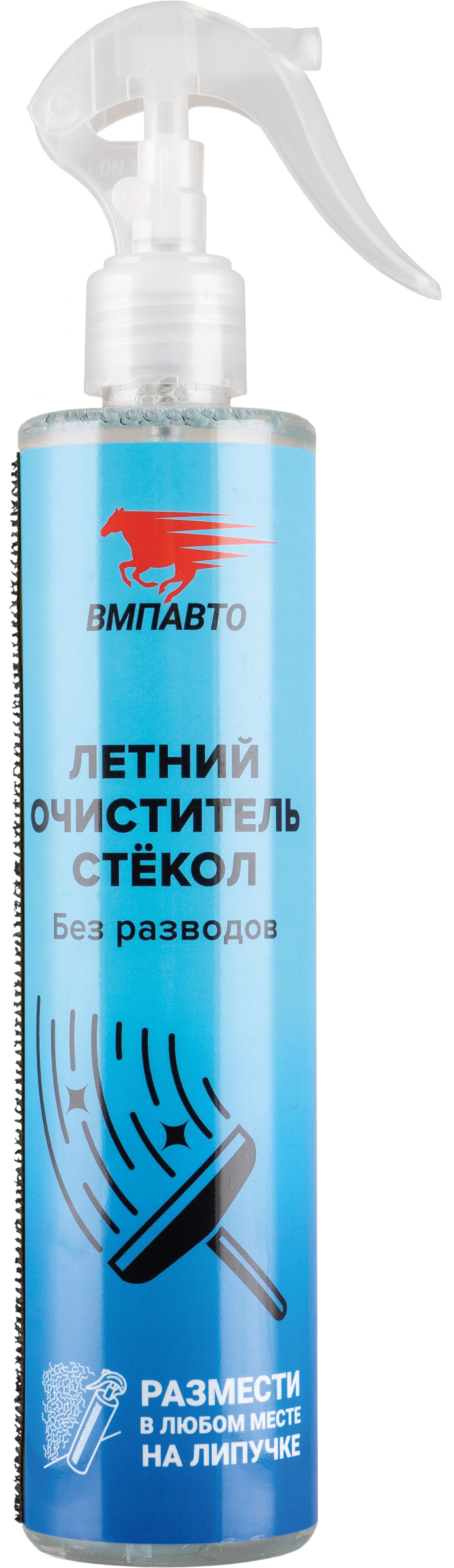 Летний очист. стекол, 350мл флакон с триггером и лепучкой
