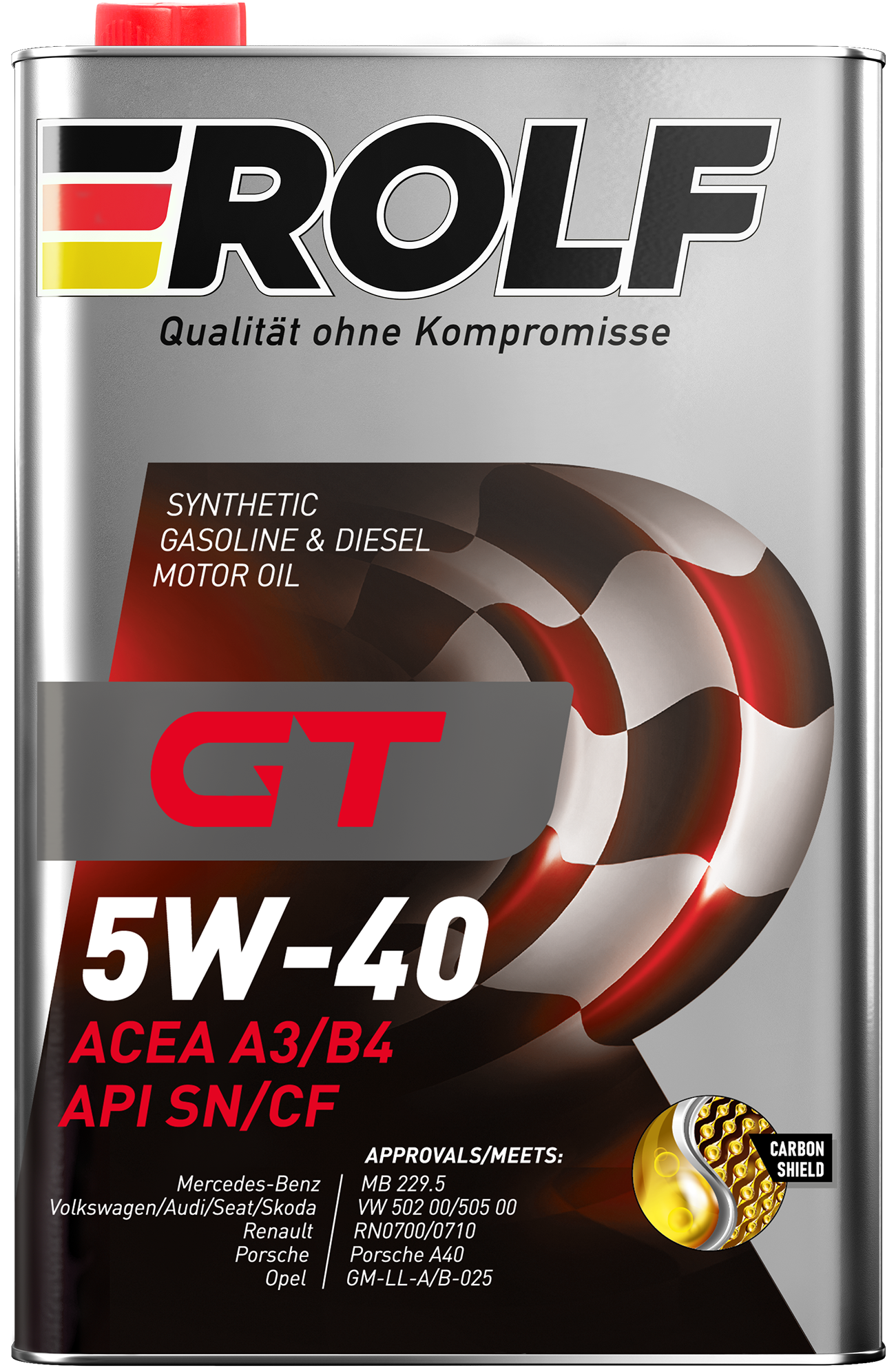 ROLF GT SAE 5W-40 API SN/CF синт. 1л.(уп12) металл
