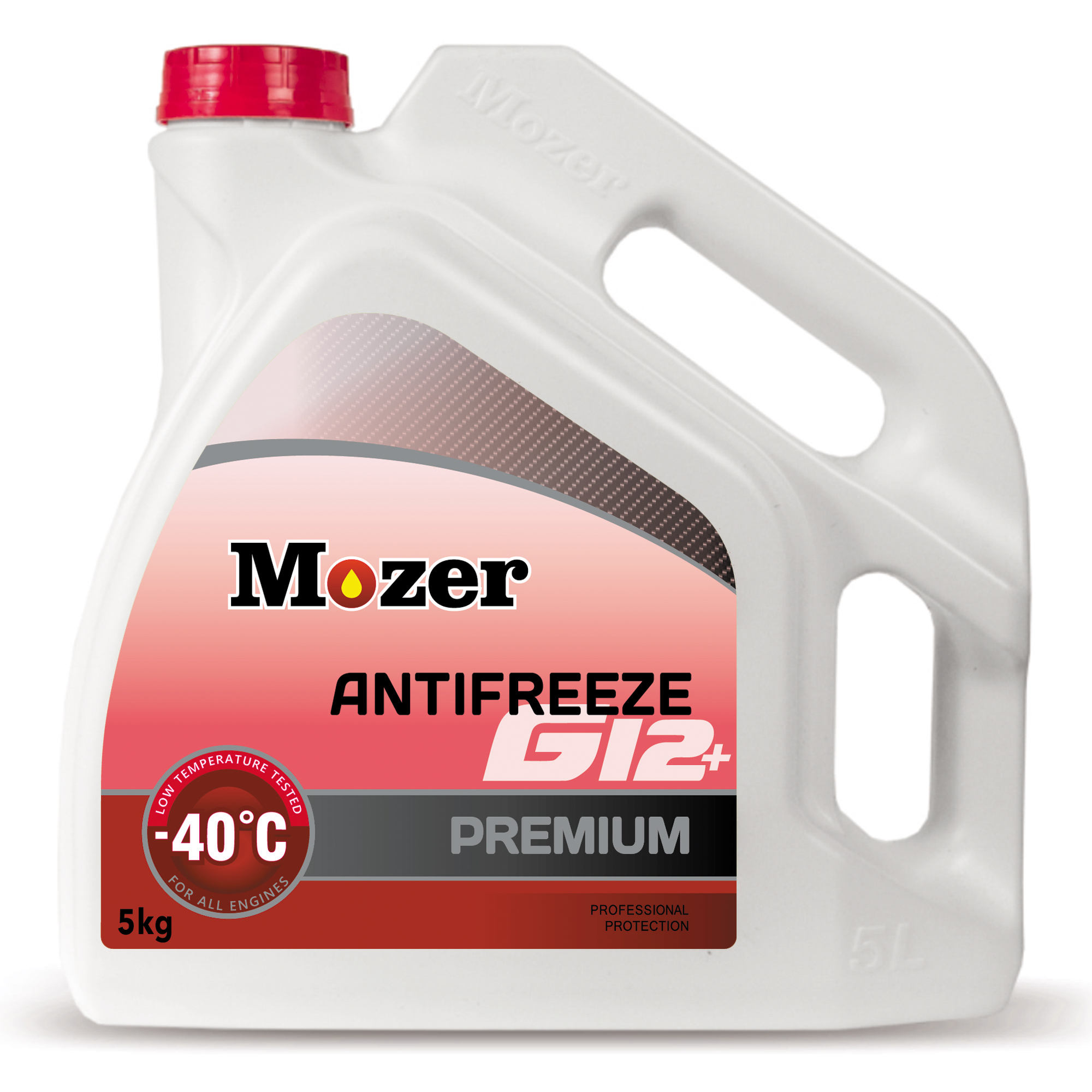 MOZER антифриз G12+ Premium красный 5кг уп2