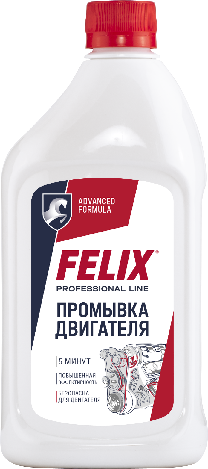 Промывка двигателя 5 мин. FELIX 500мл.(уп.12)