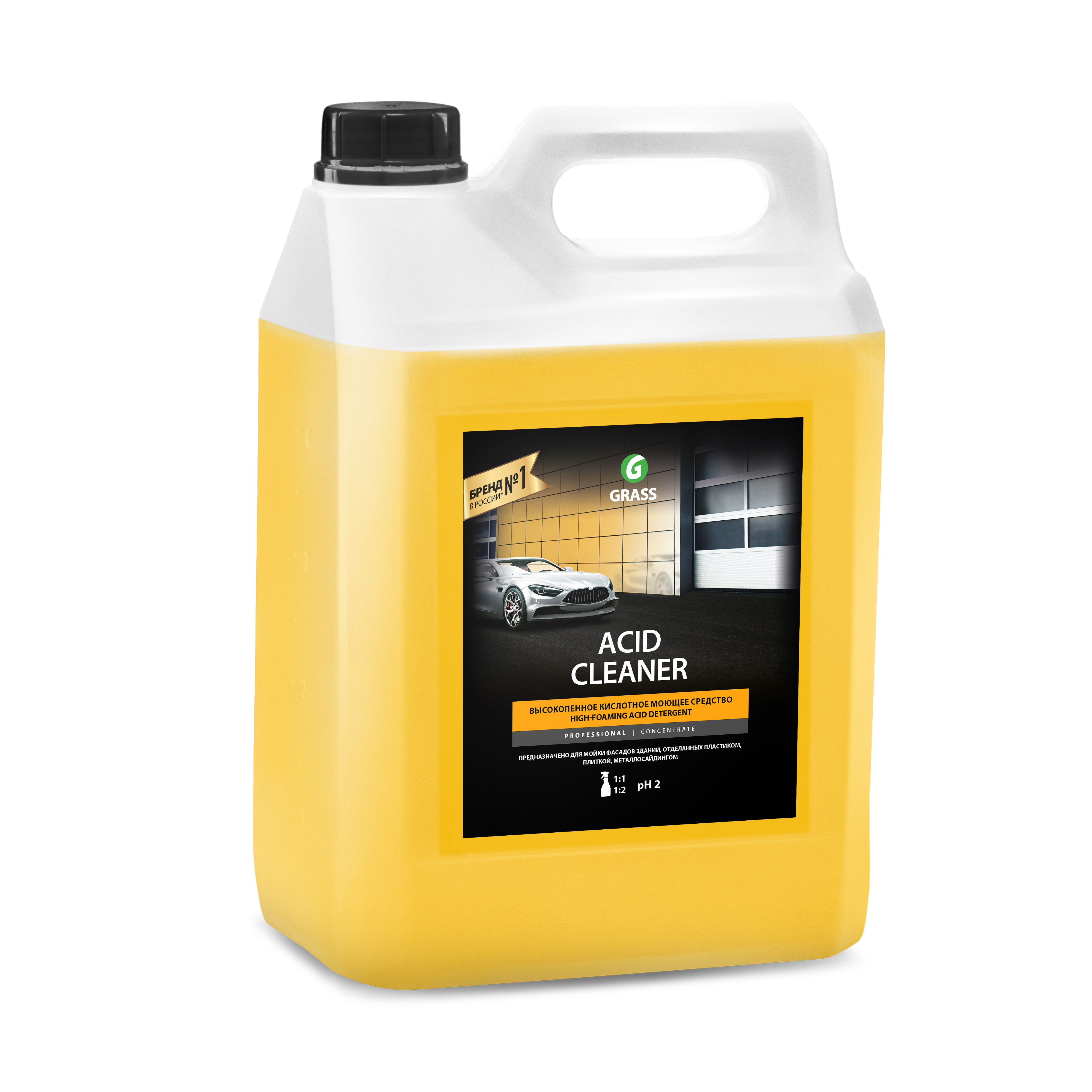 Grass моющее для различных поверхностей "Acid Cleaner" 5,9 кг (уп 4 шт)