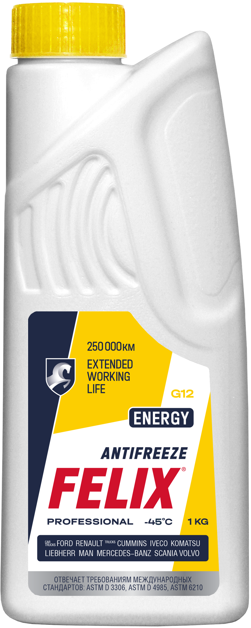 ОЖ FELIX Energy желтый антифриз 1кг(уп.15)
