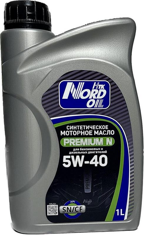 NORD OIL масло 5W-40 Premium N SN/CF 1л