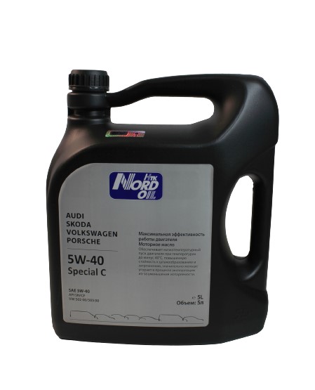 NORD OIL масло 5W40 Specific Line AUDI, Skoda, VW 5л