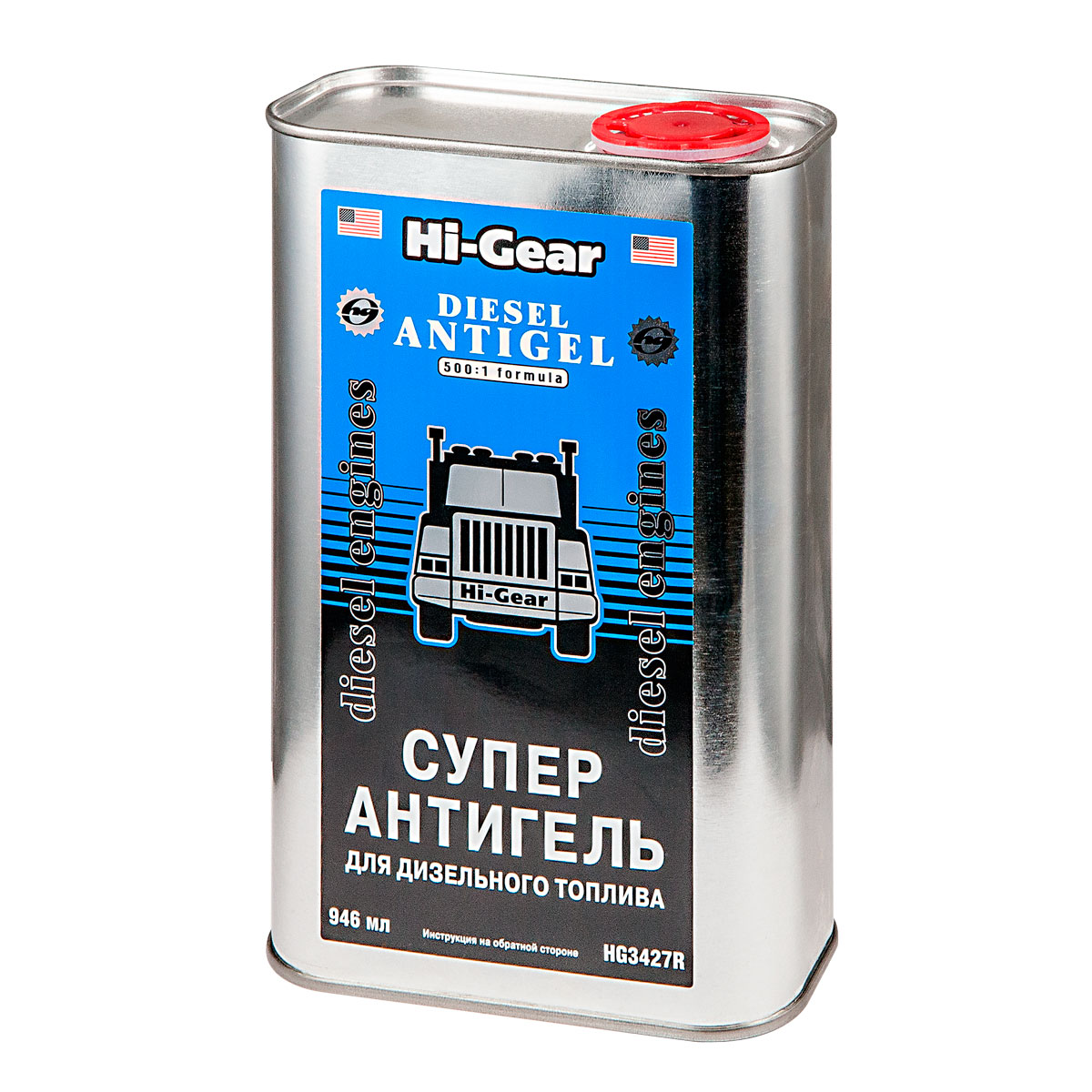 HI-GEAR супер антигель диз/топл. 946мл (уп.6)