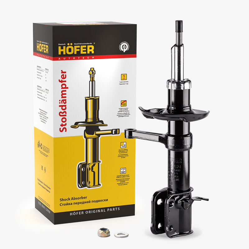 Стойка передняя ВАЗ 2190 газонапол. правая (неразбор.) HOFER