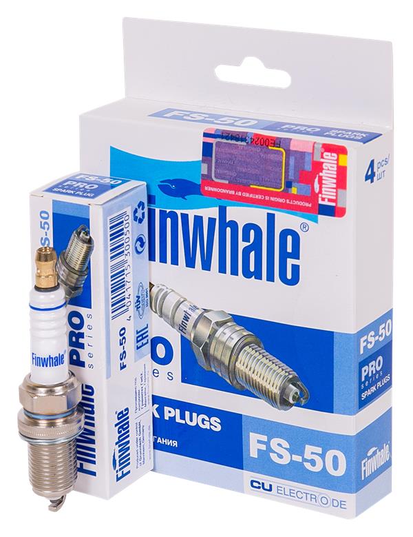 FS50 FINWHALE Свеча зажигания  Auris (E150) 1.4 / Avensis (T220) 1.8 / Avensis (T250) 1.6, 1.8  / Co