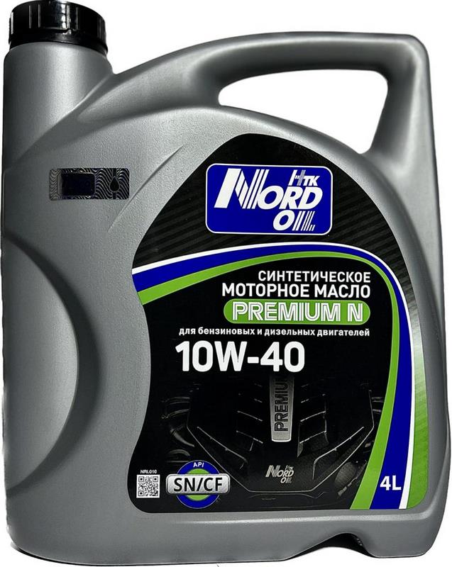 NORD OIL масло 10W-40 Premium N SN/CF 4л