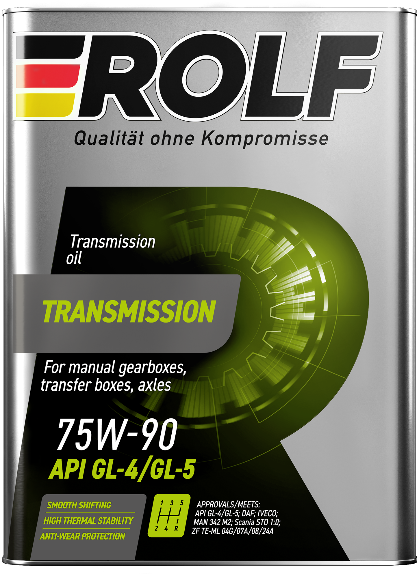 ROLF Transmission SAE 75W-90, API GL-4/GL-5  4л.(уп.4) металл