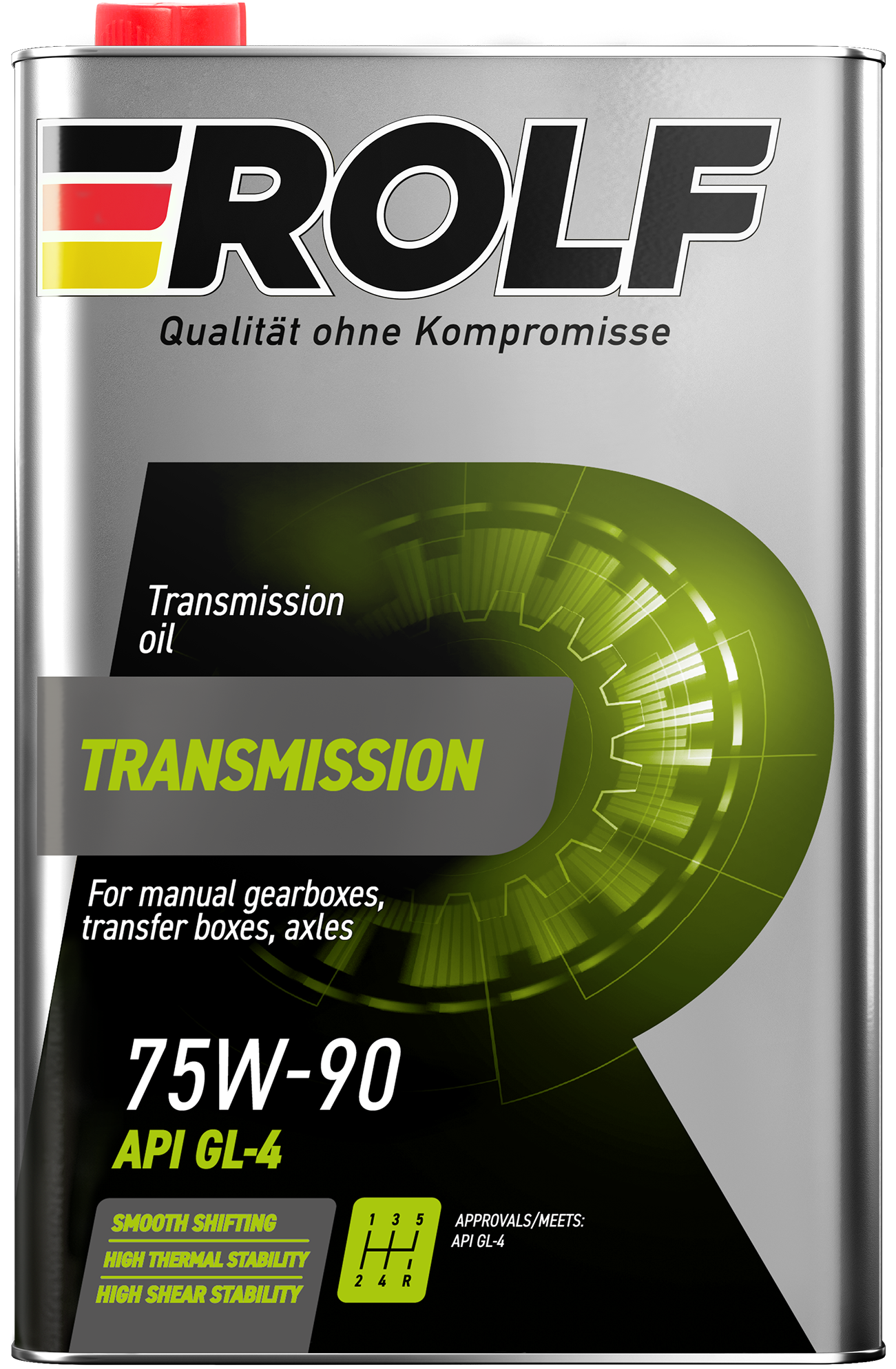ROLF Transmission SAE 75W-90, API GL-4  1л.(уп.12) металл