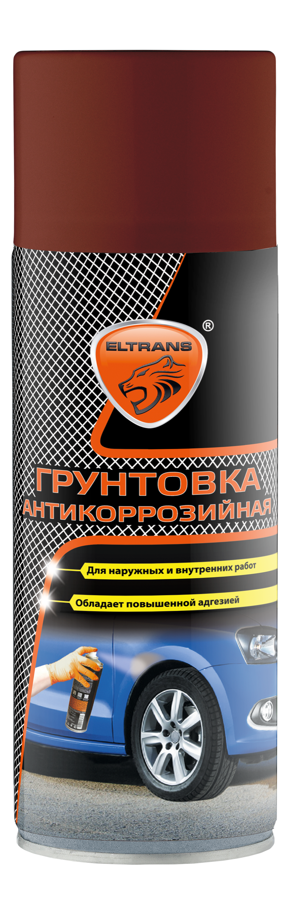 Элтранс грунтовка коричневая 520мл (аэрозоль) (уп.16)