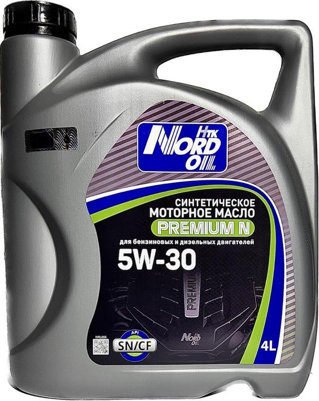 NORD OIL масло 5W-30 Premium N SN/CF 4л