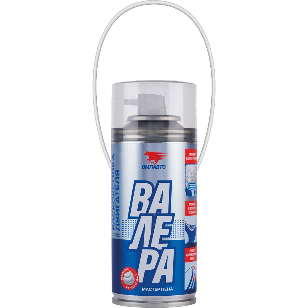 Пенная раскоксовка двигателя "Валера" 210мл (аэрозоль) (6шт. в упак)