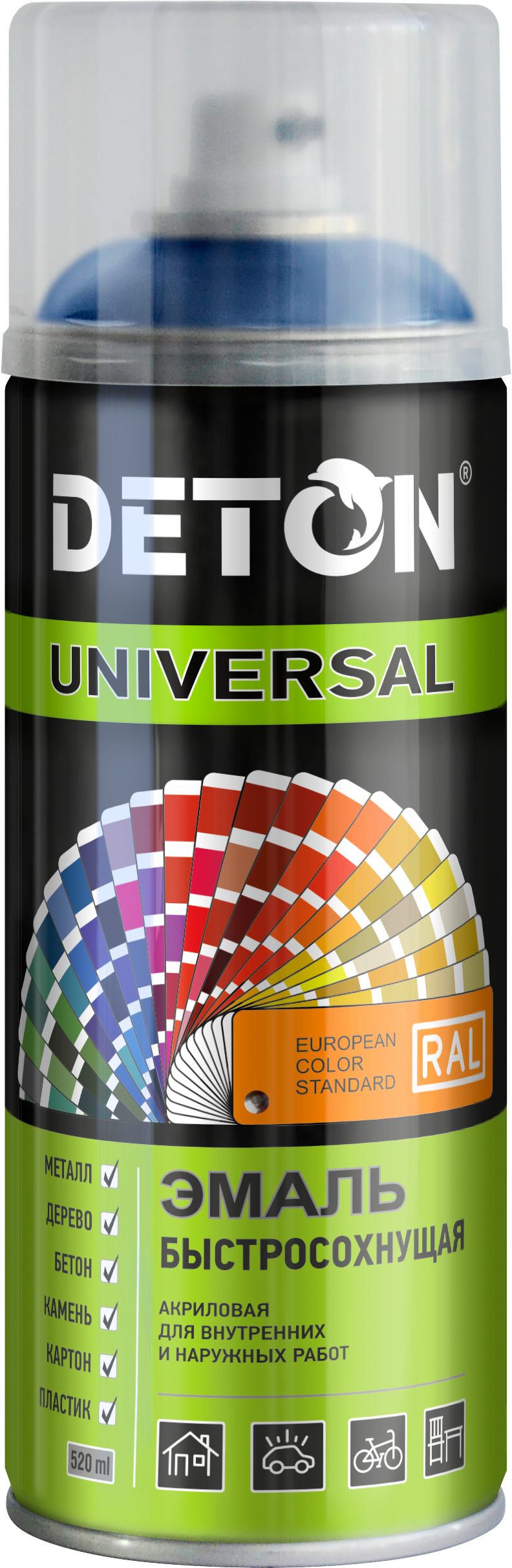Deton RAL 7248 Ультрамариново-синий (уп.6)