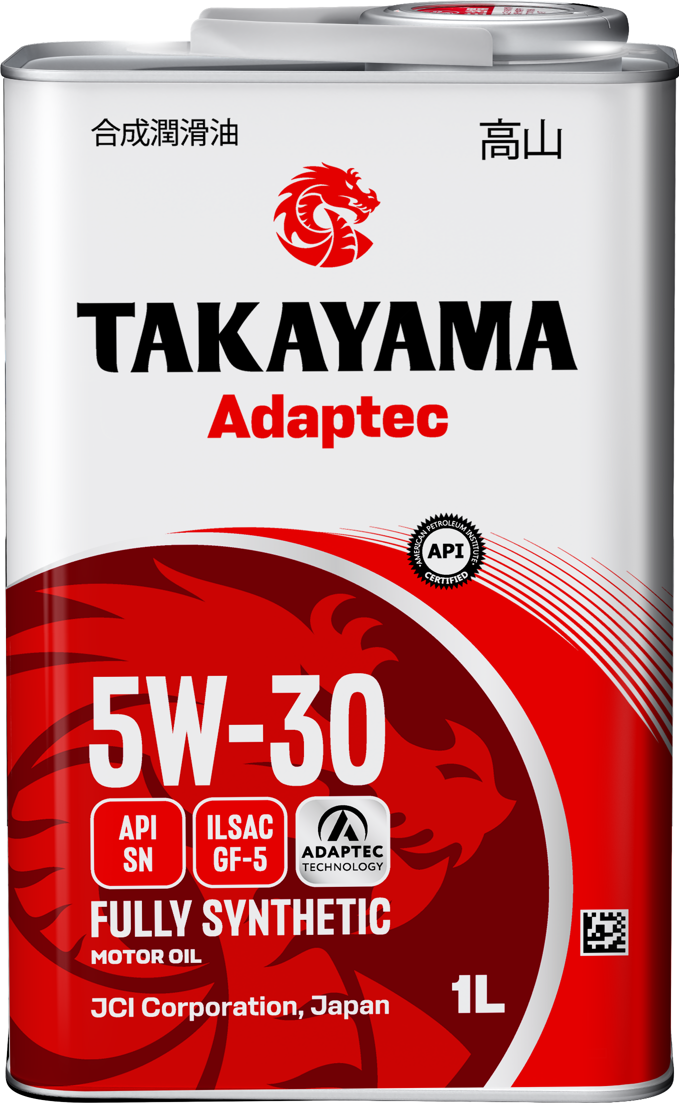 Takayama 5W-30 Adaptec SAE ILSAC GF-5 API SN 1л(металл) (уп.12)