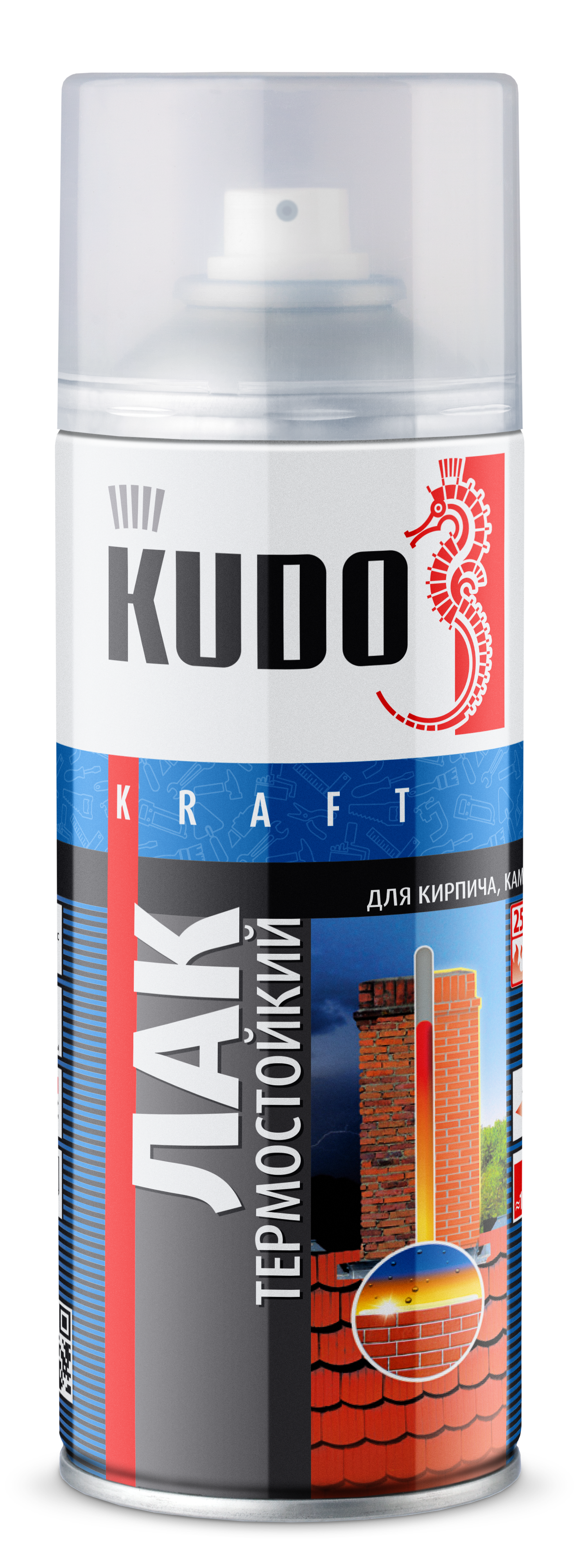 KUDO Лак термостойкий 520мл